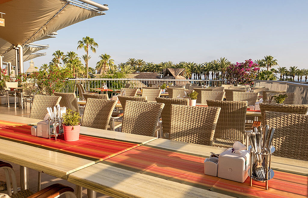 Buffetrestaurangens uteservering