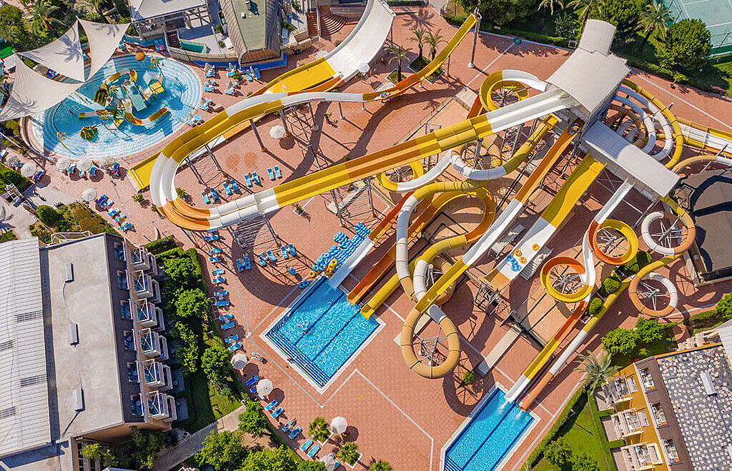 Vattenparken och plaskområdet